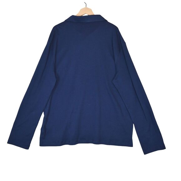 NWT Banana Republic Men's Navy LUXE Touch Performance Polo Shirt XXL - Picture 3 of 9